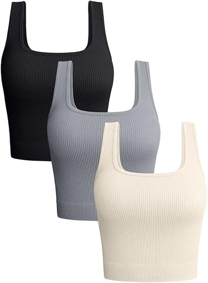 Women's 3 Piece Tank Tops
