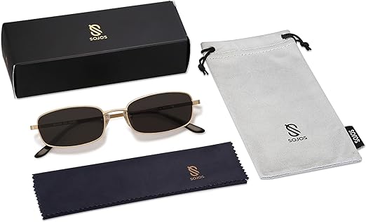 Women's Sunglasses Retro Slim Rectangle