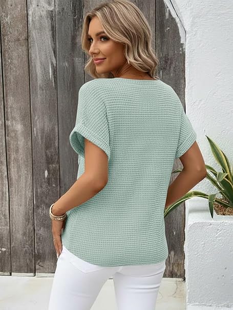 Women's V-Neck T-Shirt, Short Sleeve