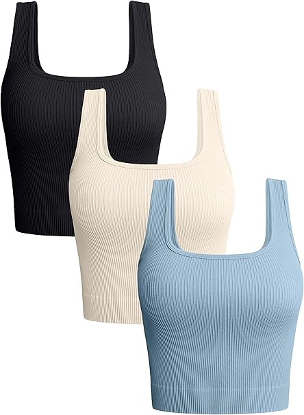 Women's 3 Piece Tank Tops