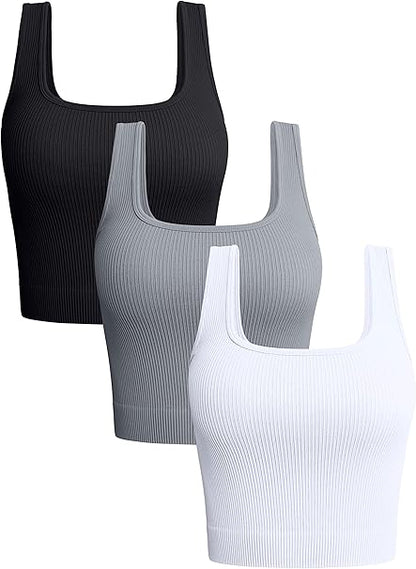Women's 3 Piece Tank Tops
